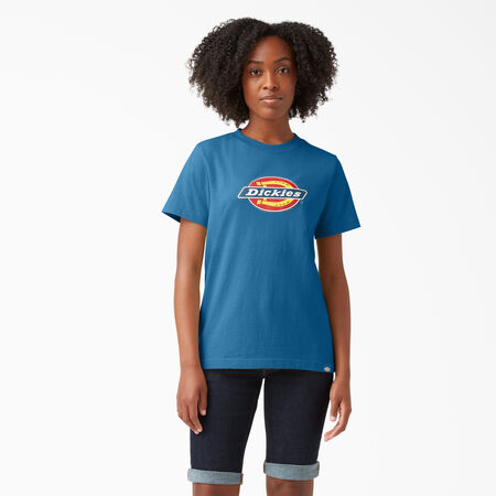 T-shirt avec logo pour femmes - Vallarta Blue &#40;V2B&#41;