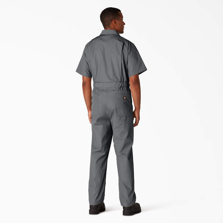 Short Sleeve Coveralls - Gray (GY) image number 2