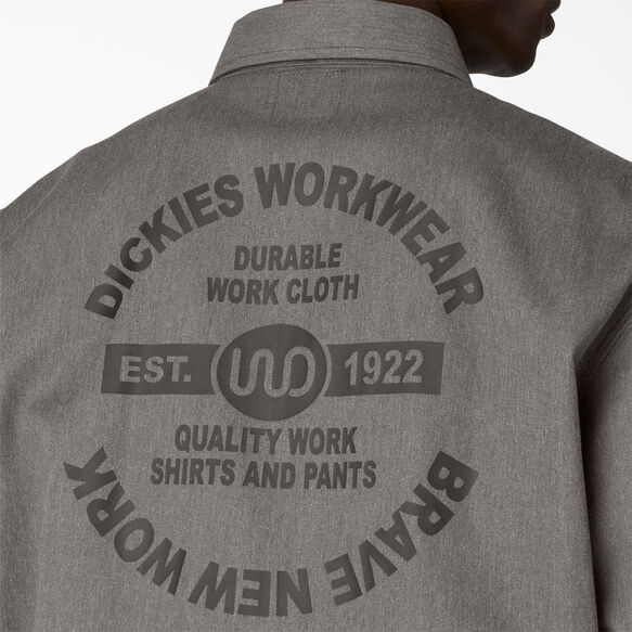 Unlined Graphic Eisenhower Jacket - Slate Gray Heather &#40;SH1&#41;