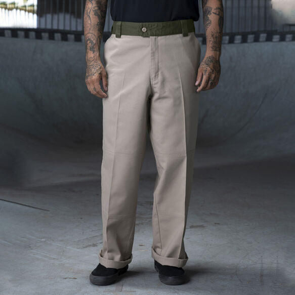 Ronnie Sandoval Loose Fit Double Knee Pants - Desert Sand/Olive Color Block &#40;DVC&#41;