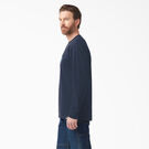 Tri-Color Logo Graphic Long Sleeve T-Shirt - Dark Navy &#40;DN&#41;