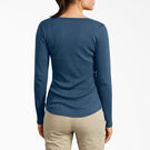 Chemise henley pour femmes - Dark Denim Blue &#40;DMD&#41;