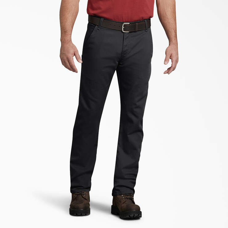 Pantalon menuisier de coupe standard en coutil - Stonewashed Black (SBK) numéro de l’image 1