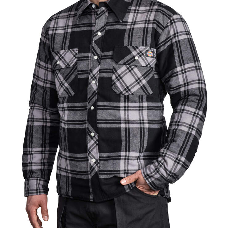 Quilted Snap Front Plaid Shirt - TRAD OPTION 1 COLORWAY 006 F17 (CH4) image number 1
