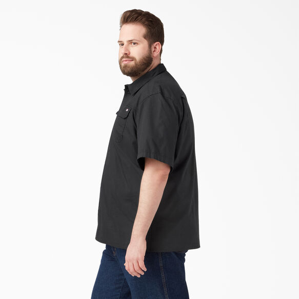 Short Sleeve Ripstop Work Shirt - Rinsed Black &#40;RBK&#41;