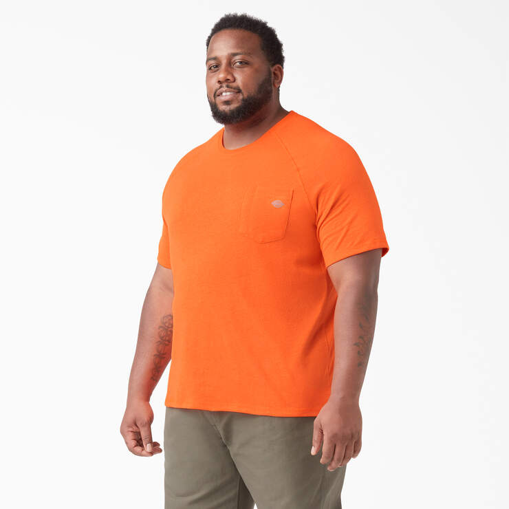 T-shirt rafraîchissant à manches courtes et à poche - Bright Orange (BOD) numéro de l’image 4