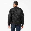 Veste piqu&eacute;e en losange - Black &#40;BK&#41;