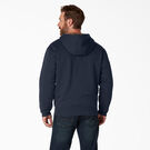 High Pile Fleece Lined Full Zip Hoodie - Dark Navy &#40;DN&#41;