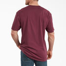 T-shirt d&eacute;contract&eacute; &agrave; manches courtes et &agrave; imprim&eacute; - Burgundy &#40;BY&#41;