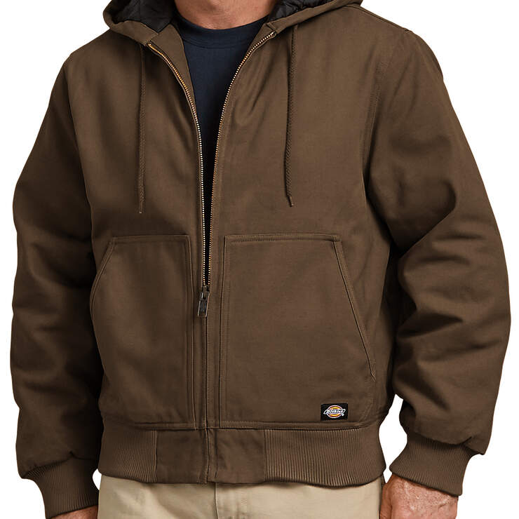 Sanded Duck Hooded Jacket - Timber Brown (TB) image number 1