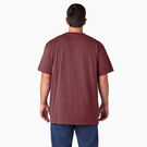 Short Sleeve Heavyweight Heathered T-Shirt - Burgundy &#40;BYD&#41;