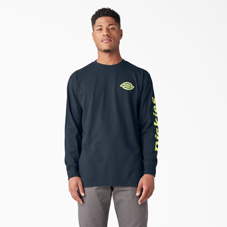Long Sleeve Heavyweight Logo T-Shirt - Dark Navy &#40;DN&#41;