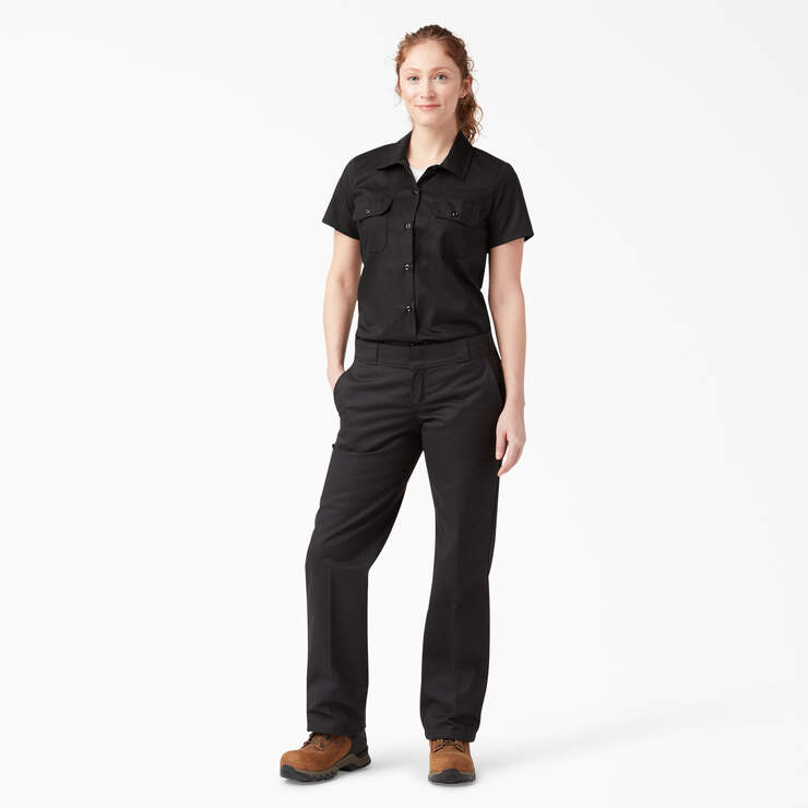 Women's 574 Original Work Shirt - Black (BSK) image number 4