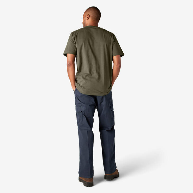 T-shirt épais à manches courtes et à poche - Military Green (ML) numéro de l’image 10