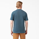 Heavyweight Heathered Short Sleeve Pocket T-Shirt - Baltic Blue &#40;BUD&#41;
