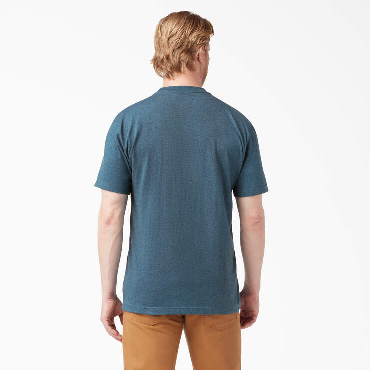 T-shirt en tissu chiné épais à manches courtes - Baltic Blue (BUD) numéro de l’image 2
