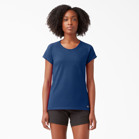 T-shirt fra&icirc;cheur &agrave; manches courtes pour femmes - Dynamic Navy &#40;DY2&#41;