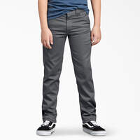 Boys' FLEX Skinny Fit Pants, 4-20 - Charcoal Gray (CH)