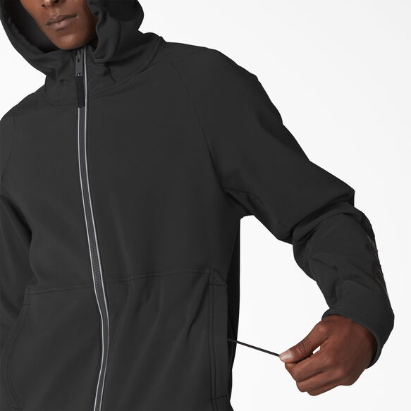 Haut &agrave; capuchon &agrave; fermeture &eacute;clair Ultimate ProTect - Black &#40;BK&#41;