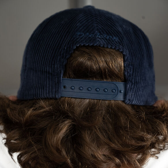 Casquette en velours c&ocirc;tel&eacute; Jake&nbsp;Hayes - Ink Navy &#40;IK&#41;