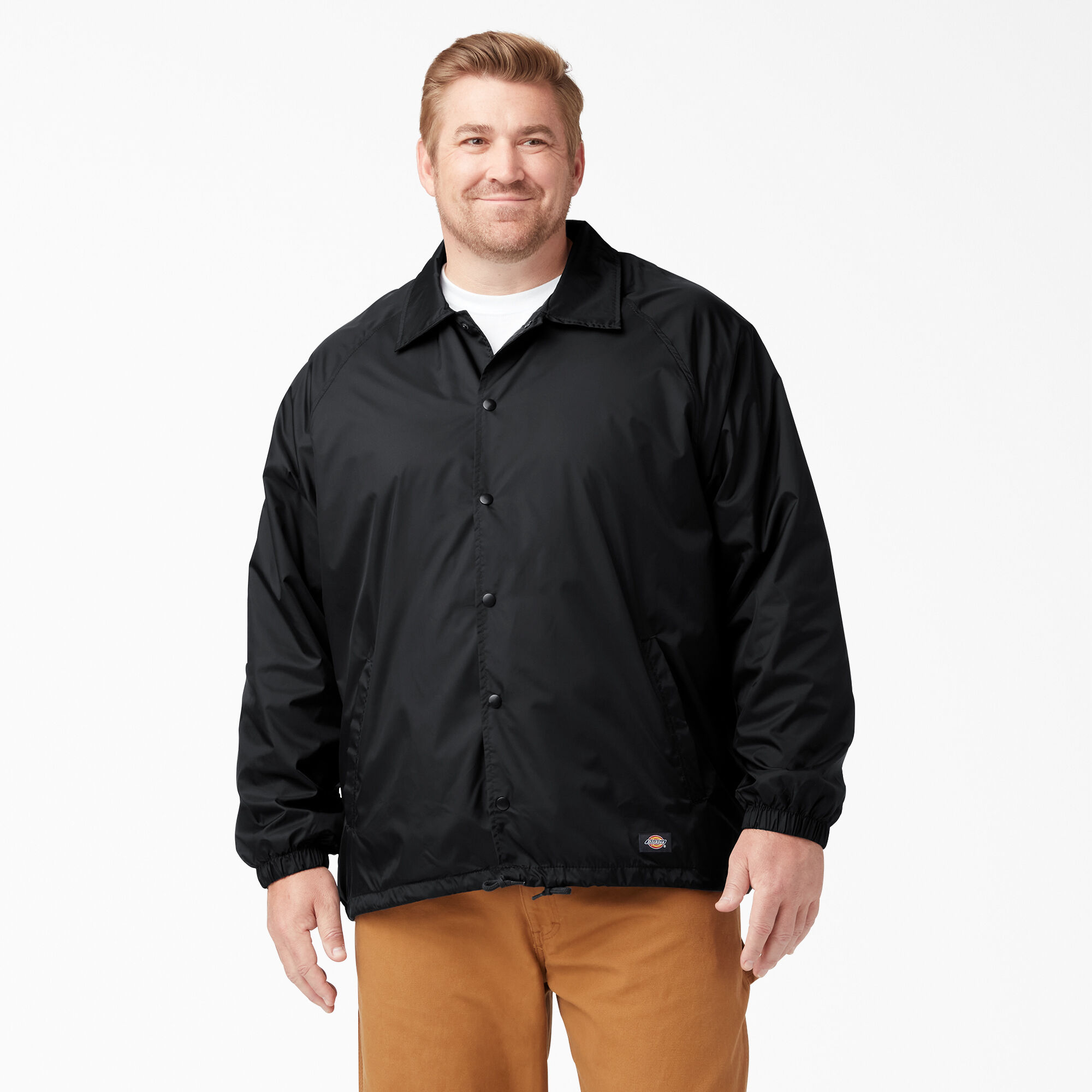 Snap Front Nylon Jacket for Men Dickies Canada Dickies Canada
