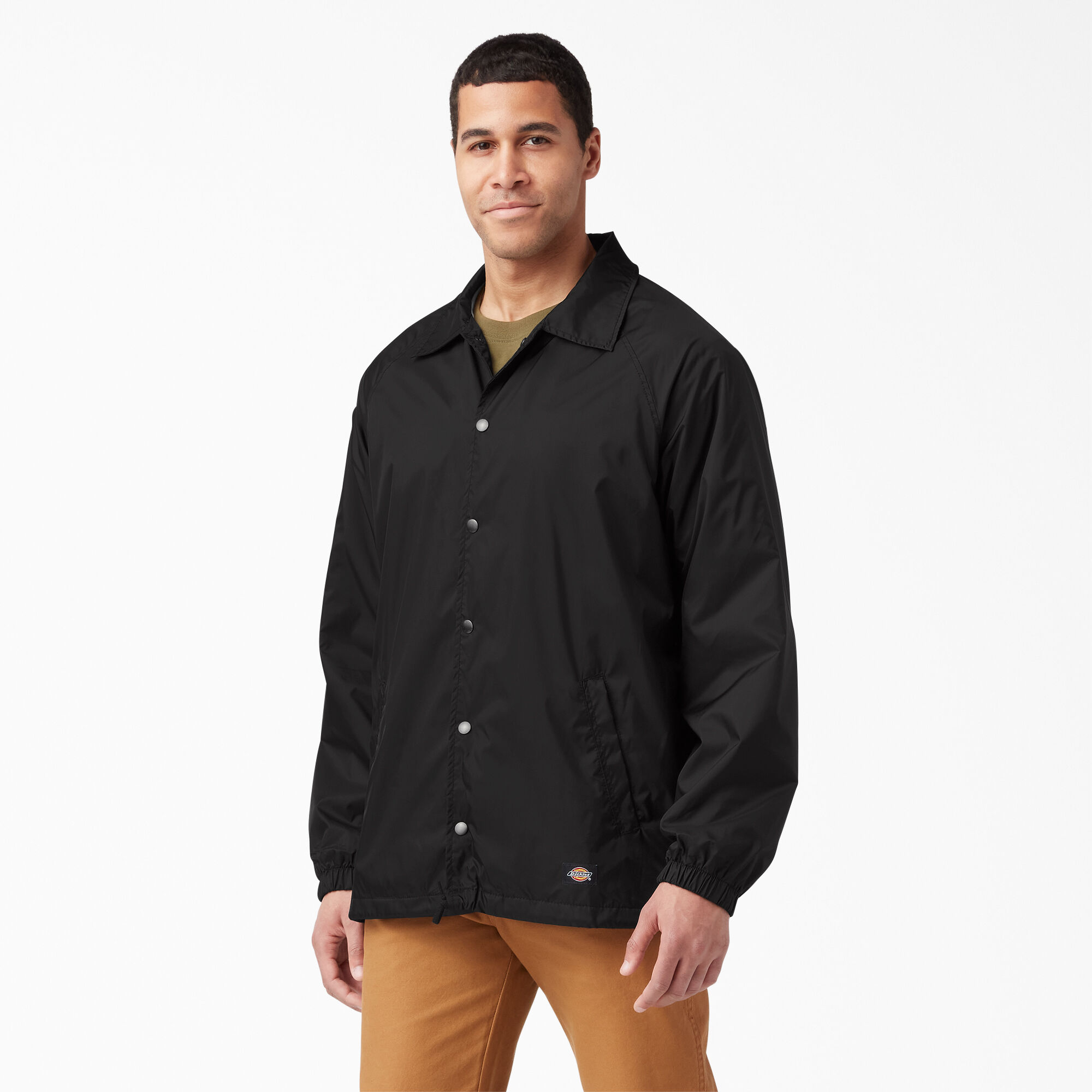 Snap Front Nylon Jacket for Men Dickies Canada Dickies Canada