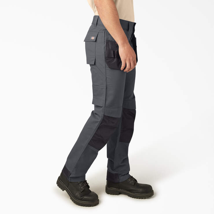 Multi-Pocket Utility Holster Work Pants - Charcoal Gray (CH) image number 4