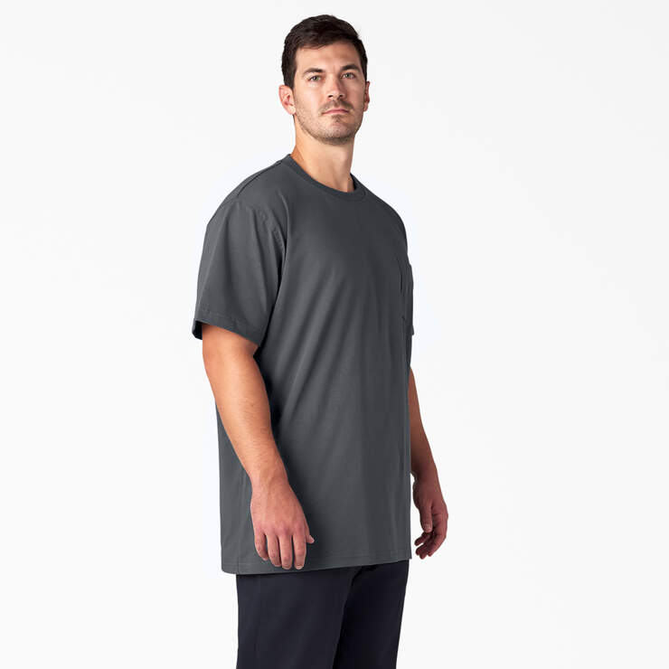 T-shirt épais à manches courtes et à poche - Charcoal Gray (CH) numéro de l’image 8