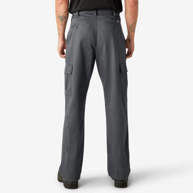 Pantalon cargo ample à jambe droite - Rinsed Charcoal Gray (RCH) numéro de l’image 2