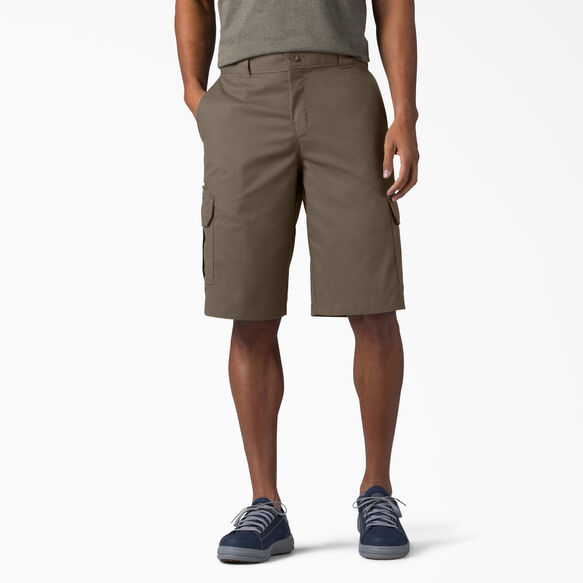 Relaxed Fit Cargo Shorts, 13&quot; - Mushroom &#40;MR1&#41;