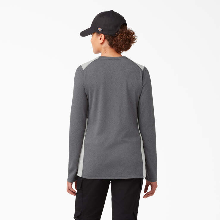 T-shirt à manches longues Temp-iQ® 365 pour femmes - Dark Gray Heather (GHF) numéro de l’image 2