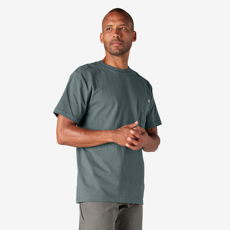 T-shirt épais à manches courtes et à poche - Lincoln Green (LN) numéro de l’image 4