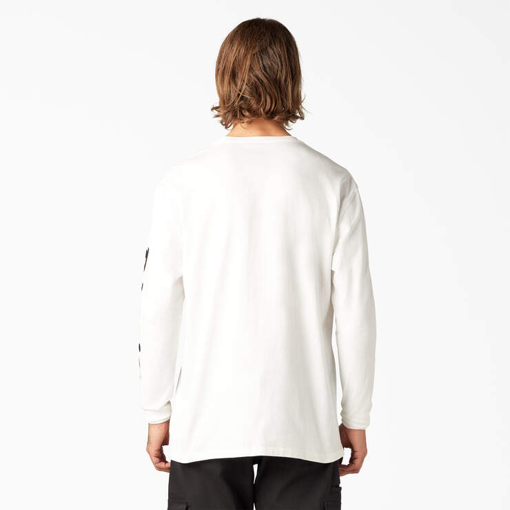 Heavyweight Long-Sleeve Graphic T-Shirt - White (WH) image number 2