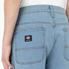 Short ample Wingville de skateboard Dickies, 11&nbsp;po - Light Denim &#40;LTD&#41;