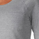 Women&#39;s Cooling Long Sleeve Pocket T-Shirt - Heather Gray &#40;HG&#41;