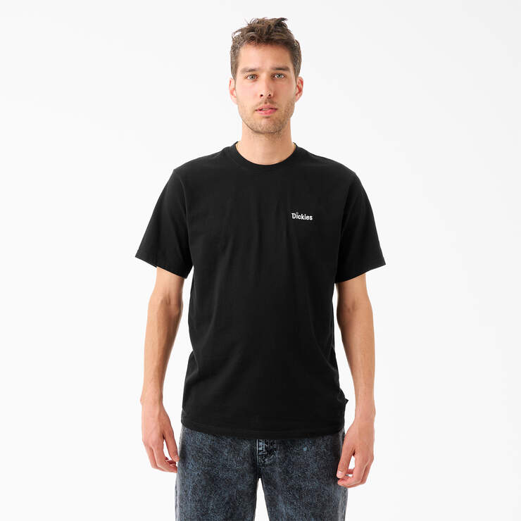 T-shirt brodé Tom Knox - Black (KBK) numéro de l’image 1