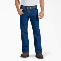 Jeans de coupe standard à ceinture adaptable FLEX - Rinsed Indigo Blue (RNB)