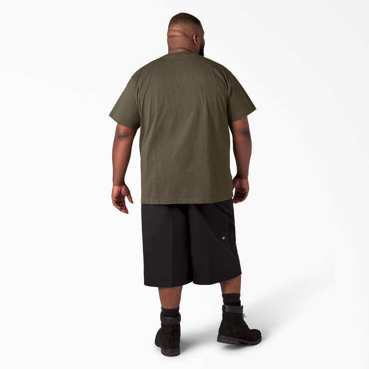 T-shirt épais à manches courtes et à poche - Military Green (ML) numéro de l’image 12