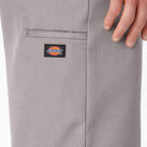 Loose Fit Flat Front Work Shorts, 13&quot; - Silver &#40;SV&#41;