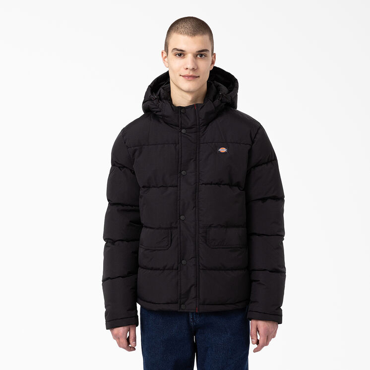 Glacier View Anorak Puffer Jacket - Charcoal Gray &#40;CH&#41;