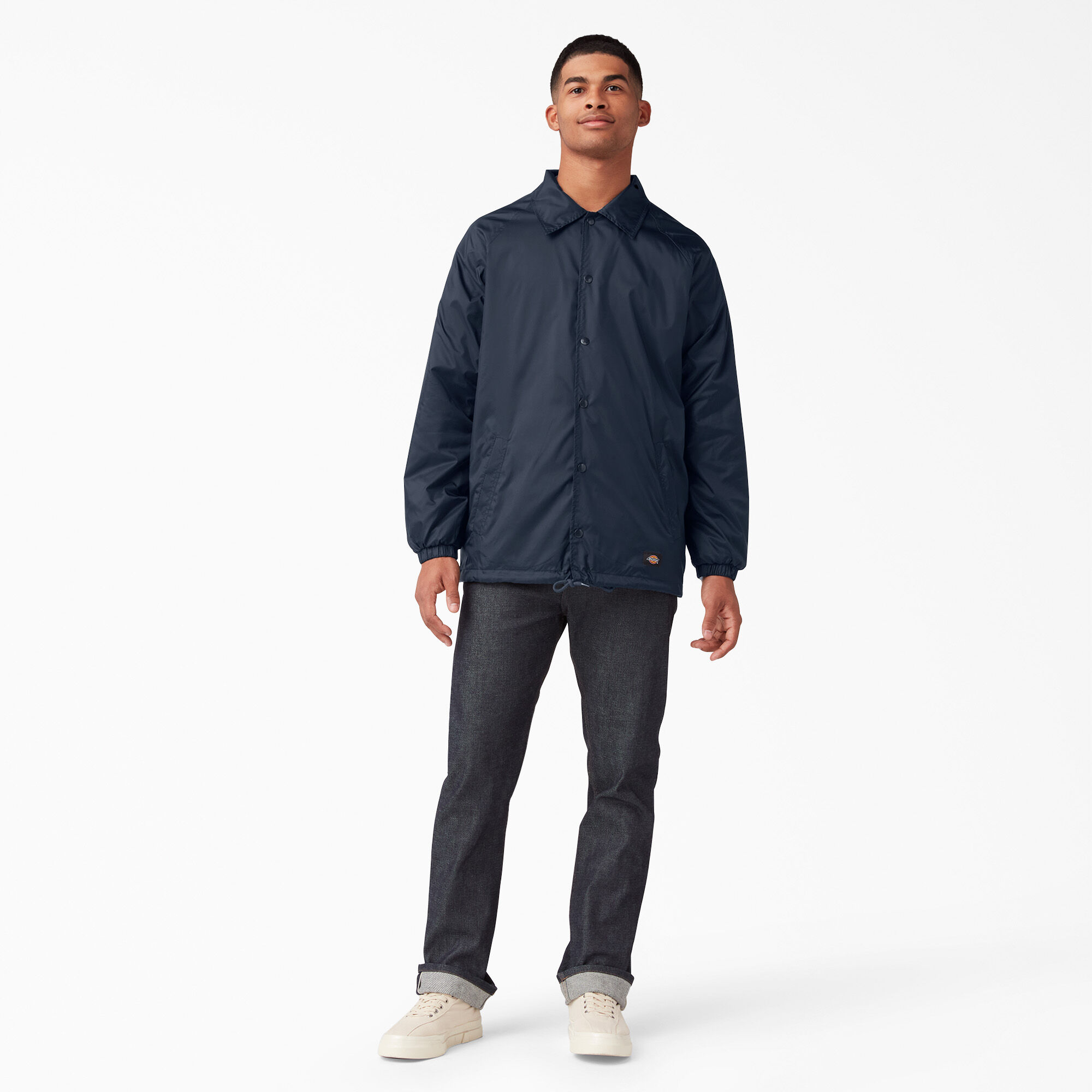 Snap Front Nylon Jacket for Men | Dickies Canada - Dickies Canada