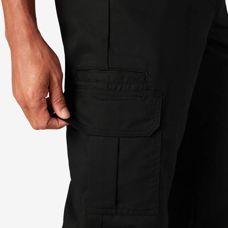 Pantalon cargo de coupe ajustée - Black (BK) numéro de l’image 10