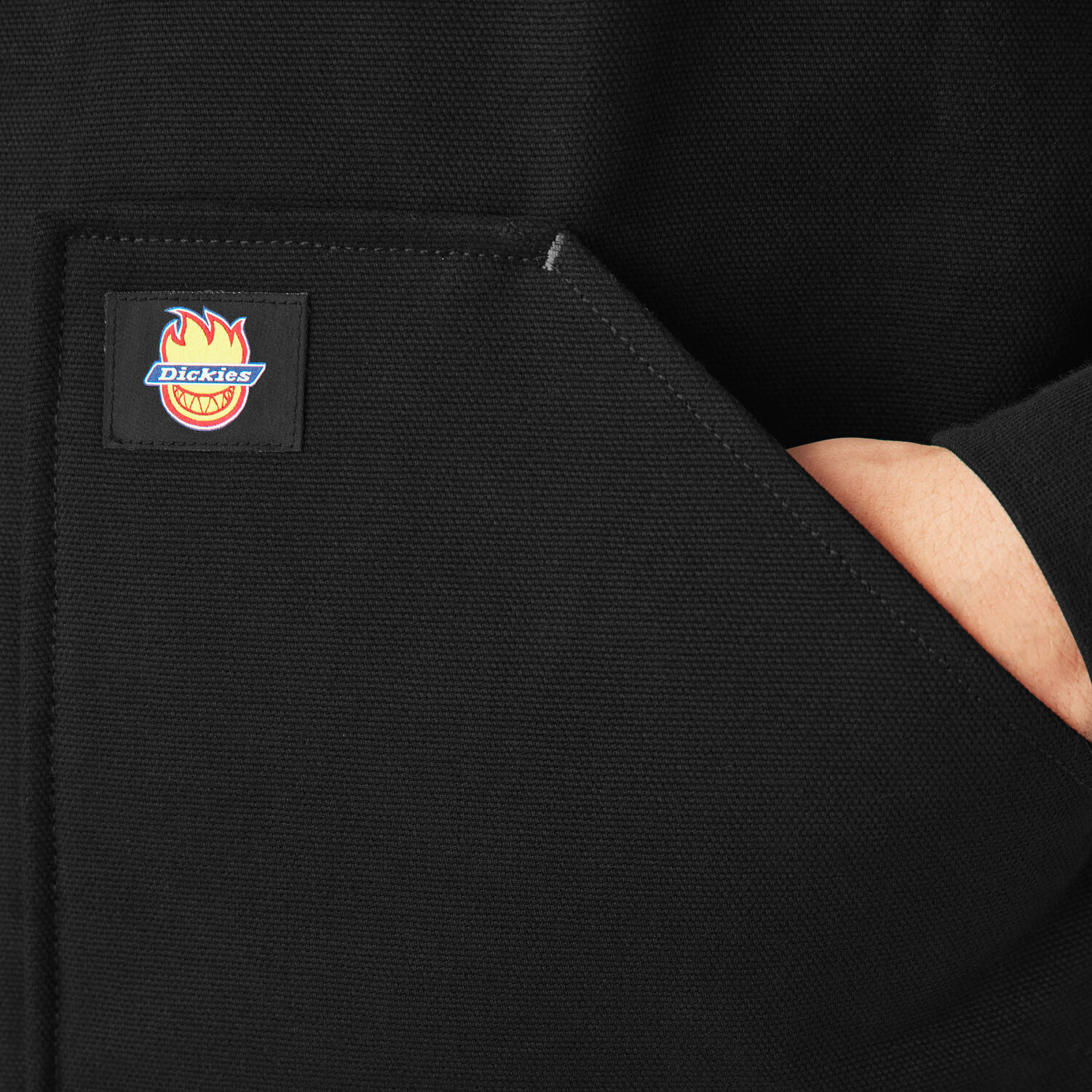 DICKIES SPITFIRE VEST スピットファイヤー ベスト ダック Dickies X Spitfire Vest - Black - Dickies Canada