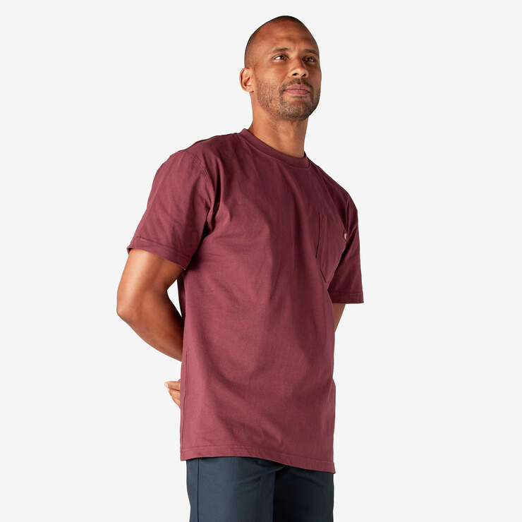 T-shirt épais à manches courtes - Burgundy (BY) numéro de l’image 4