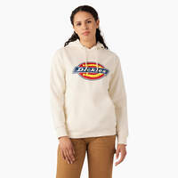 Women's Water Repellent Logo Hoodie - Antique White (AW)