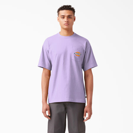 T-shirt &agrave; poche avec logo sur la poitrine - Purple Rose &#40;UR2&#41;