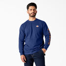 T-shirt &agrave; manches longues &agrave; imprim&eacute; Workwear - Surf Blue &#40;FL&#41;