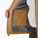 Duck Canvas High Pile Fleece Lined Jacket - Rinsed Brown Duck &#40;RBD&#41;