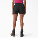 Short refroidissant &agrave; taille &eacute;lastique pour femmes - Black &#40;BK&#41;