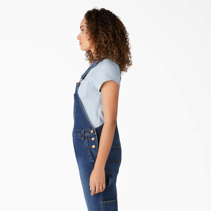 Salopette garçonne en jeans pour femmes - Retro Stonewashed (RSW) numéro de l’image 3